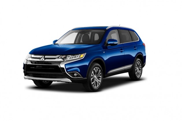 2016 Mitsubishi Outlander blue