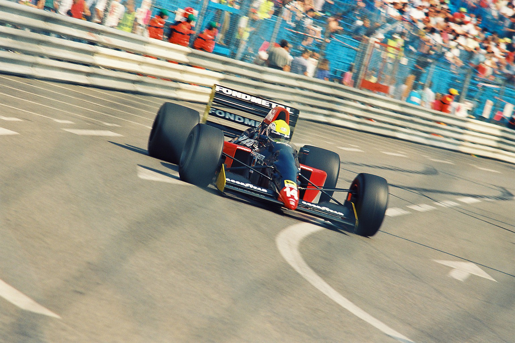 Andrea Chiesa at 1992 Monaco Grand Prix