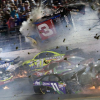 Austin Dillon walked away from this rash, but 13 fans received medical attention as a result.