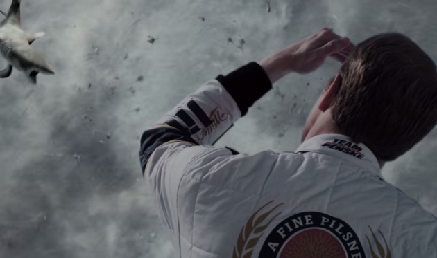 Brad Keselowski Sharknado 3  cameo