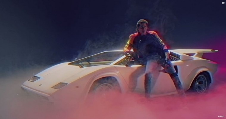 David Hasselhoff's True Survivor Music Video Lamborghini Countach