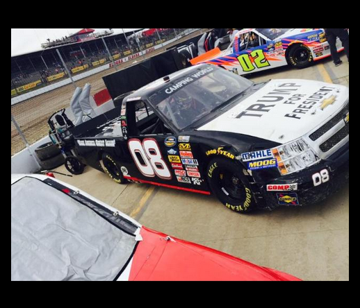 NASCAR Driver Paints ‘Trump For President’ On His Racing Truck