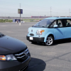 Edmunds.com Honda Odyssey vs National Lampoon Tartan Prancer minivan