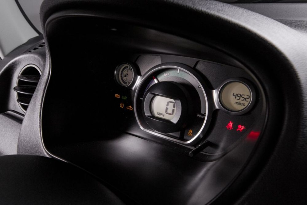 Mitsubishi i-MiEV dash display