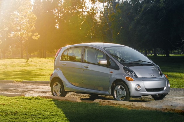 Mitsubishi i-MiEV parked