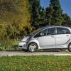 Mitsubishi i-MiEV silhouette with tree