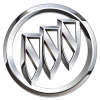 buick logo chrome tri shield