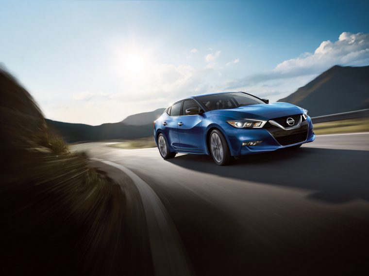 2016 Nissan Maxima on road