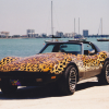 1971 Chevy Corvette C3 with leopard skin paint job