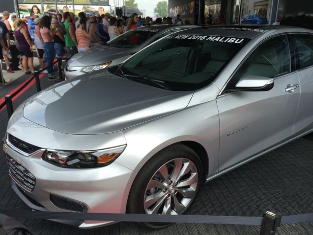 2016 Chevy Malibu at Indianapolis Motor Speedway