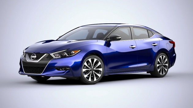 2016 Nissan Maxima Blue Front oblique