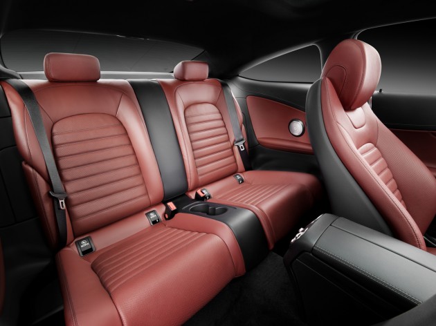 The interior of the 2017 Mercedes-Benz C-Class Coupe