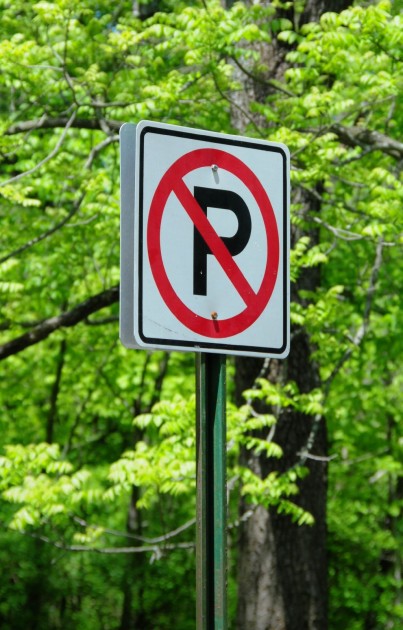 No Parking sign