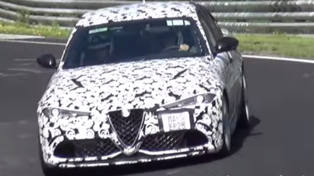 The Italian car manufacturer has been testing its Giulia QV at Nurburgring. 