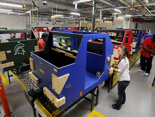 The new second shift at Lansing Grand River Assembly Plant  training