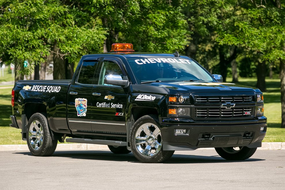 Chevy Woodward Dream Cruise Rescue Truck Ready to Help in Detroit