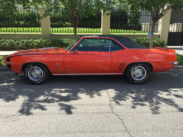 1969 Chevy Camaro being auctioned by Drew Brees