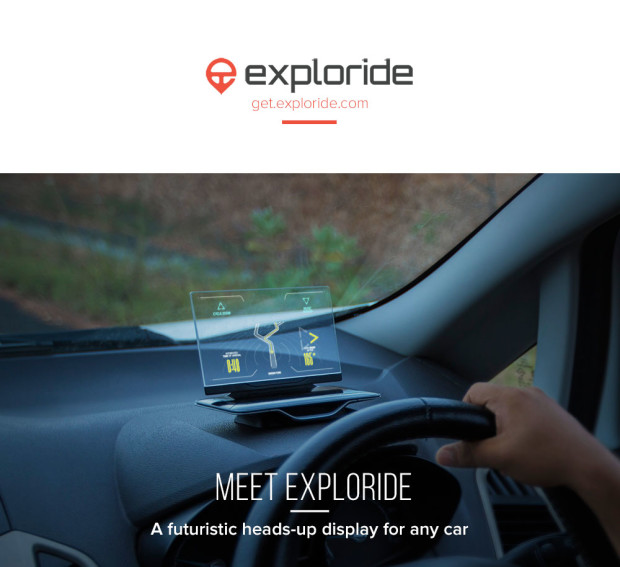 Exploride Heads-Up Car Display