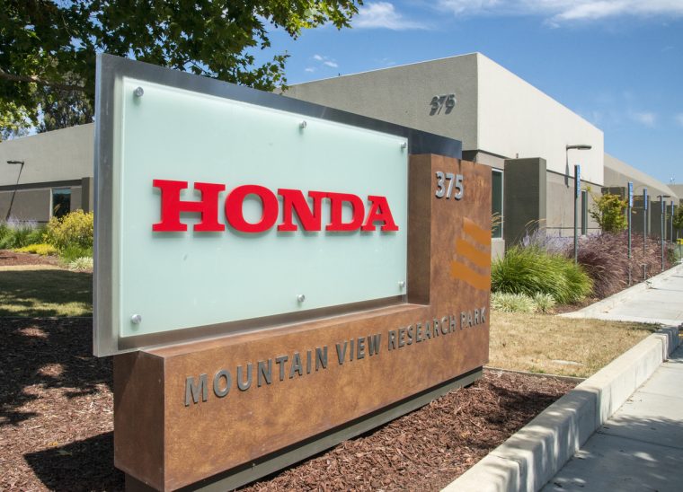 The 35,000 sq ft Honda Silicon Valley R&D facility is location in Mountain View, CA.