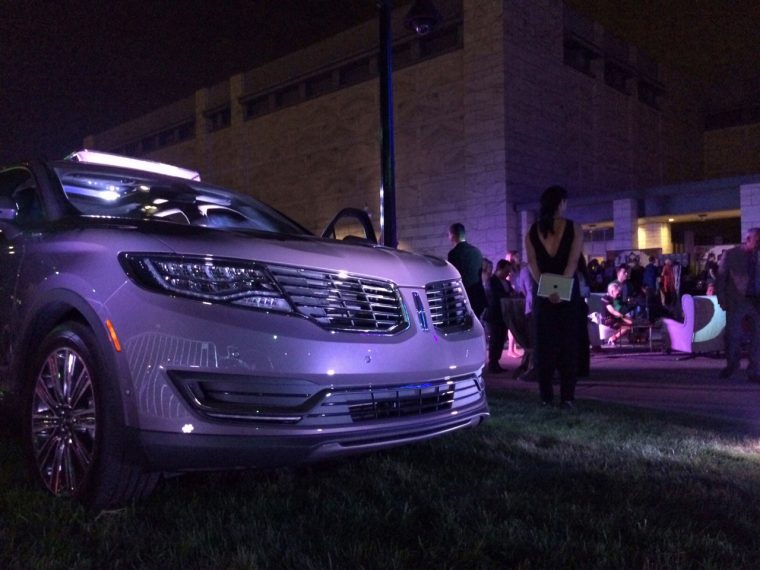 The 2016 Lincoln MKX at the 2015 Fash Bash