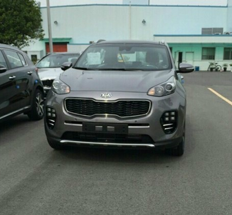 New Kia Sportage front end