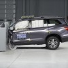 The 2016 Pilot undergoes the small overlap frontal crash test