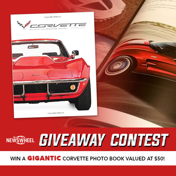 News Wheel Corvette Photo Book Giveaway Contest Square FB promo