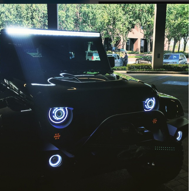 Xzibit showed his pimped out Jeep Wrangler on Instagram earlier this month   Photos: Instagram