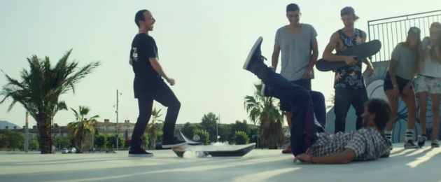 Lexus hoverboard fall