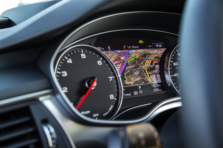 2016 Audi A7 gauges