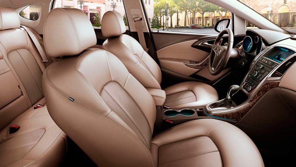 The interior of the 2016 Buick Verano features heated front seats