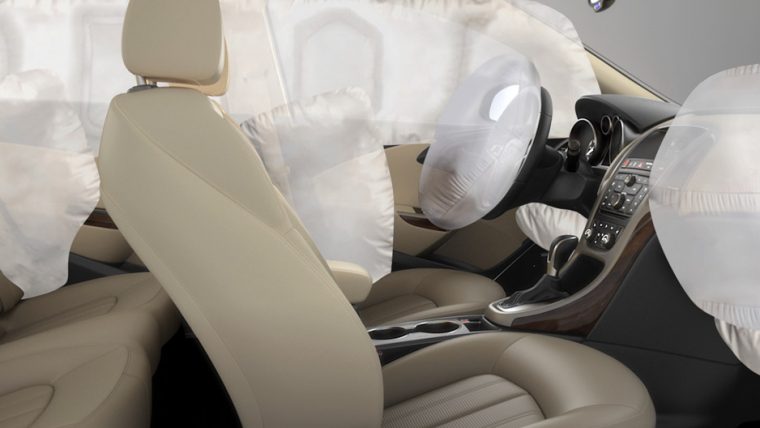 The 2016 Buick Verano comes equipped with  10 standard airbags