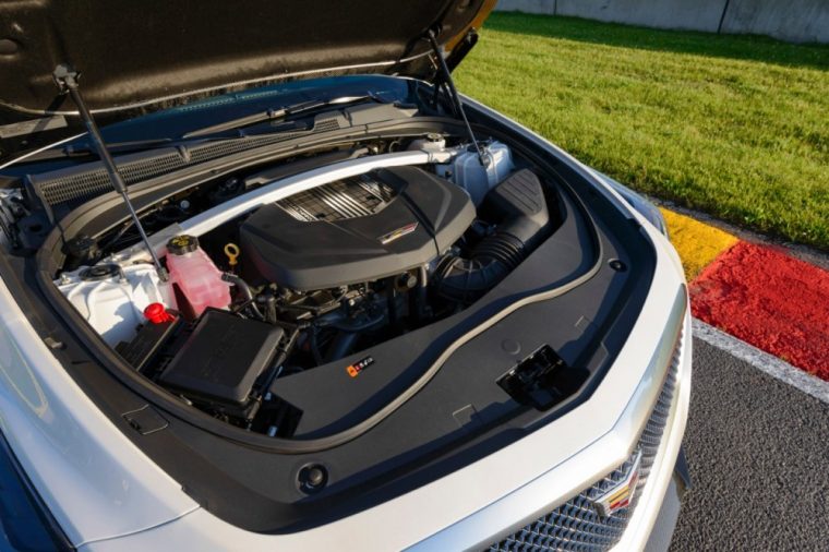Image of the 2016 Cadillac CTS-V's incredible engine