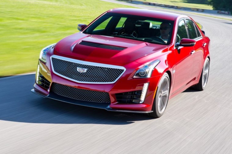The 2016 Cadillac CTS-V features  a 6.2-liter V8 supercharged engine