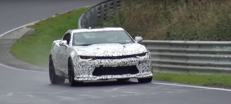 2017 Chevy Camaro 1LE at Nurburgring spy shots