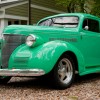 A couple from Kansas has rebuilt a '39 Chevy coupe and have driven it to car shows in all 50 states