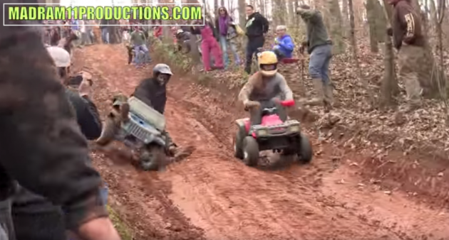 Extreme Barbie Jeep Racing ATV