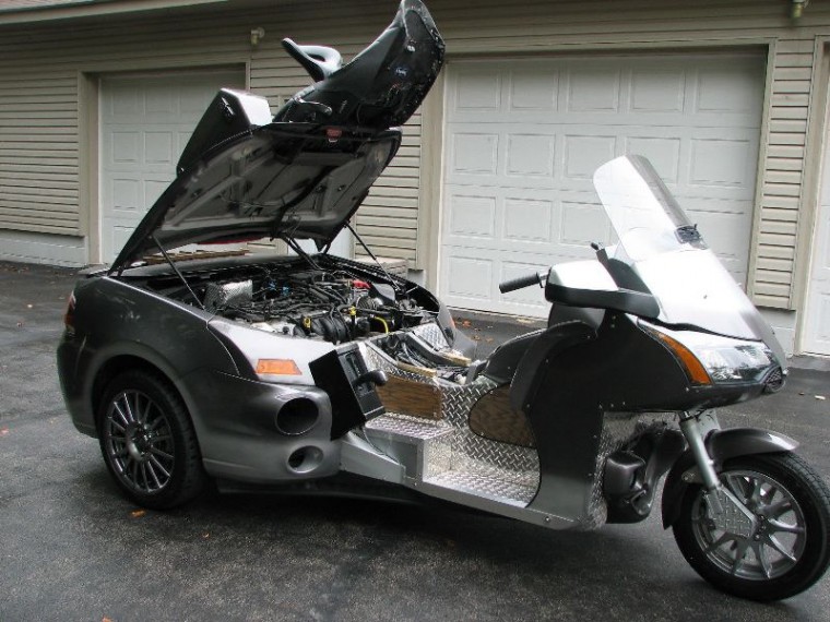 2011 Ford Focus 1986 Honda Goldwing trike