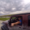 GoPro camera selfie stick crash