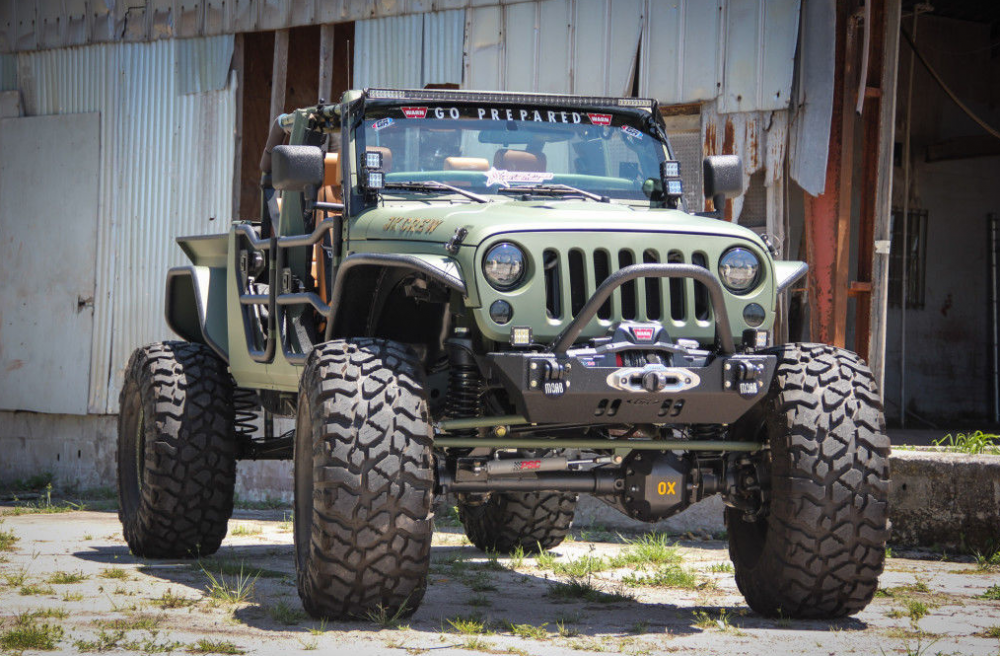 Jeep Wrangler Pickup Truck Front End