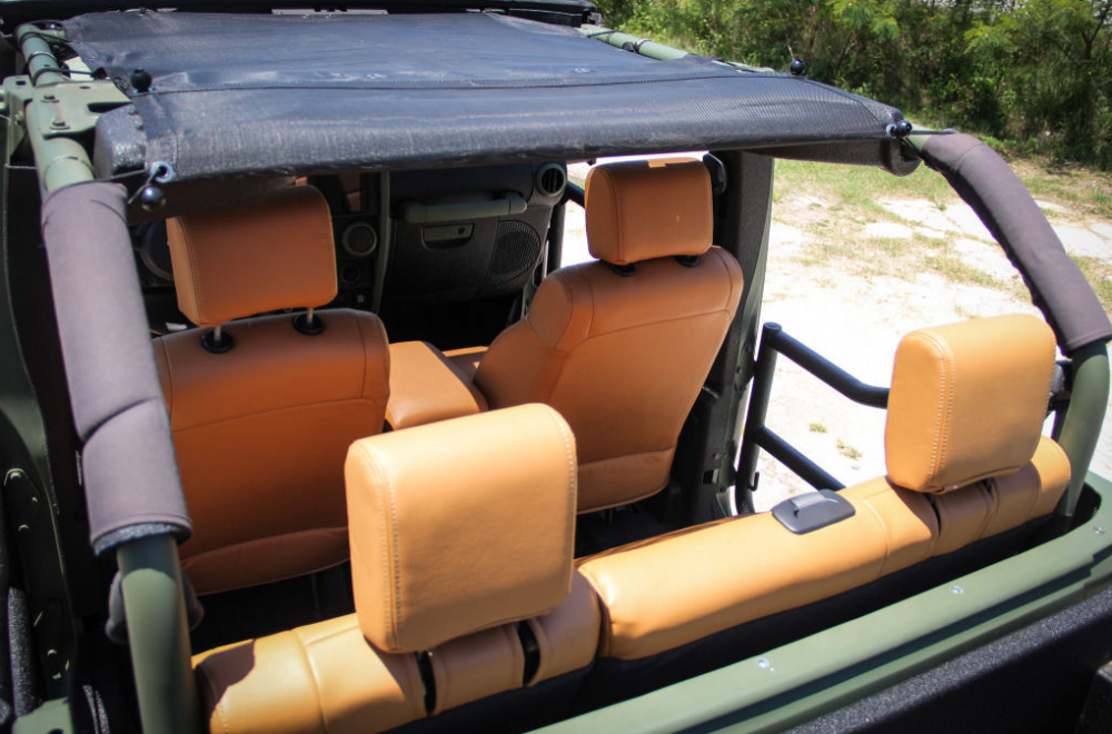 Jeep Wrangler Pickup Truck Interior