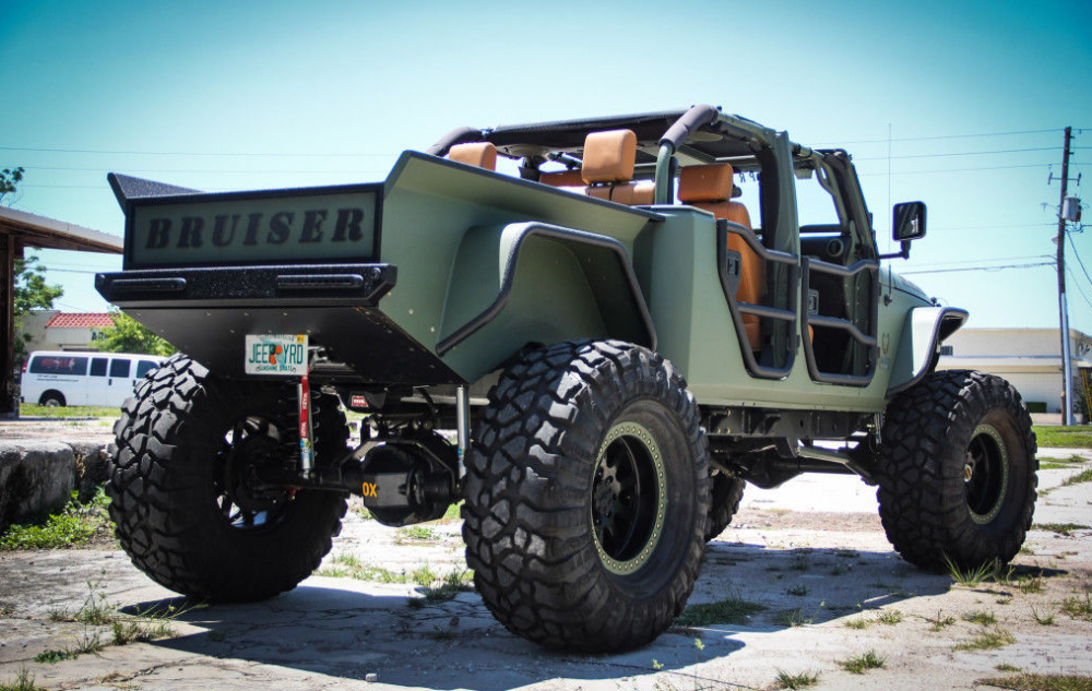 Jeep Wrangler Pickup Truck Rear End