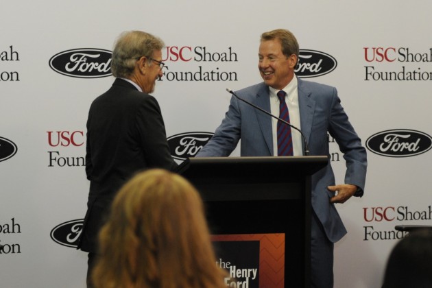 Ford MoCo Executive Chairman Bill Ford and Steven Spielberg