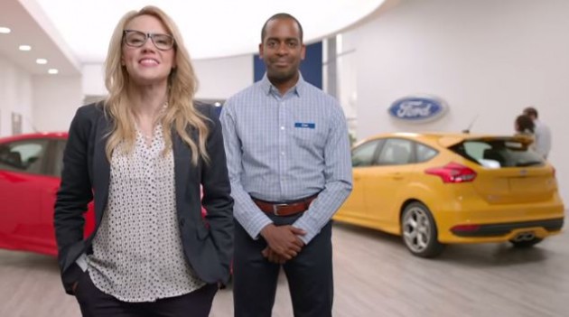 Kate McKinnon and Ford Focus