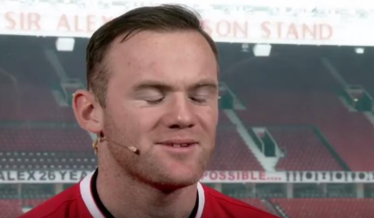 Manchester United captain Wayne Rooney in Chevrolet advertisement blooper reel