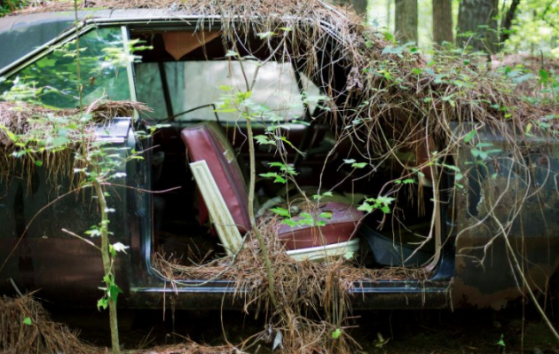 Old Car City Front Seat No Door