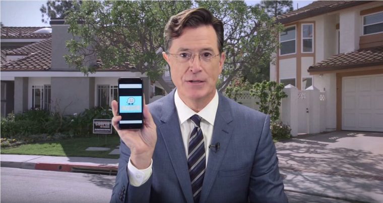 Stephen Colbert Waze App