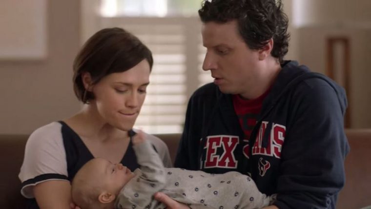 VIDEO New Hyundai NFL Ad Field Goal  Man watching football baby