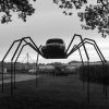 A VW Beetle reimagined as a spider in Avoca, Iowa