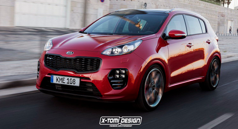 X-Tomi designed a rendering of the Kia Sportage GTPhoto: X-Tomi